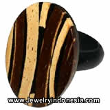 Coco Shell Rings Fashion Accessories Bali Coconut Shell Jewelry