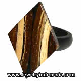 Coco Shell Rings Fashion Accessories Bali Coconut Shell Jewelry