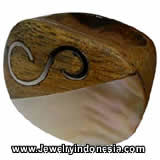 Wood Rings Accessory Bali Indonesia Fashion Jewelry