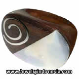 Wood Rings Accessory Bali Indonesia Fashion Jewelry