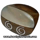 Wood Rings Accessory Bali Indonesia Fashion Jewelry