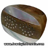Wood Rings Accessory Bali Indonesia Fashion Jewelry