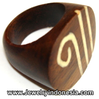 Fashion Jewelry Wood Ring