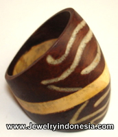 Fashion Jewelry Wood Ring