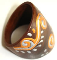 Fashion Jewelry Wood Ring