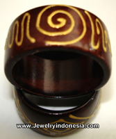 Fashion Jewelry Wood Ring