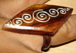 Fashion Jewelry Wood Ring