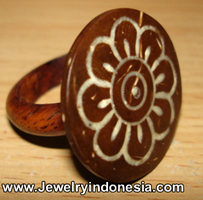 Fashion Jewelry Wood Ring