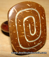Fashion Jewelry Wood Ring