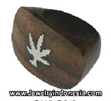 Wood Rings Bali Fashion Accessories