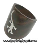 Wood Rings Bali Fashion Accessories