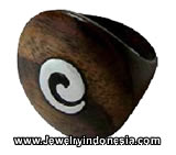 Wood Rings Bali Fashion Accessories