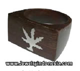 Wood Rings Bali Fashion Accessories