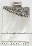 Silver and Shells Necklace Pendants from Bali