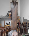 Wooden Bust Jewellery Stand Bali