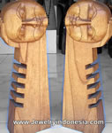 Necklace Stand Wood Bali Indonesia Necklace Holders Jewelry Displays